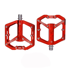 FIVENUM Pedale for Biciclette 3 Cuscinetti Non Slip MTB Pedali in Lega di Bici in Lega di Alluminio pedili di Biciclette Impermeabili applicabili (Col precio