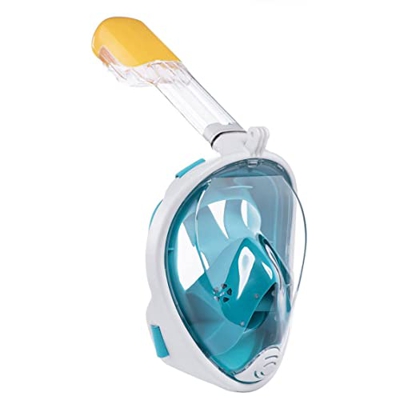 Faccia da immersione coperta di snorkeling viso viscello faccetto di immersioni per uomo donna adulto l/xl maschere immersioni verdi