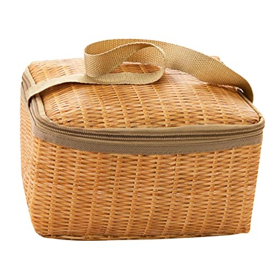 SM SunniMix Borsa termica, borsa da picnic all'aperto Borsa termica a tenuta stagna isolata per stoviglie da viaggio