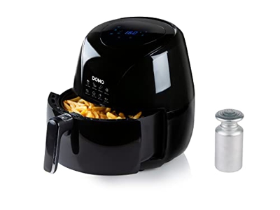 Friggitrice ad aria calda digitale XXL, 5,5 litri, friggere senza olio, 2000 Watt