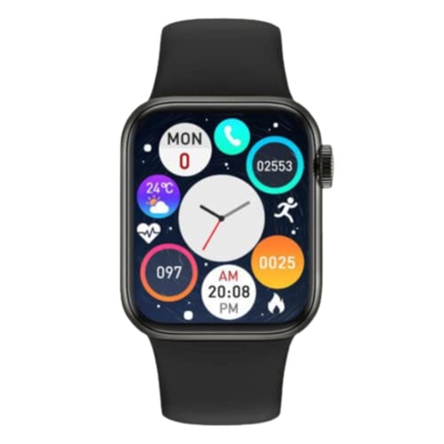 Smartwatch Uomo Donna Orologio Fitness Social Media Chiamate Messaggi Bluetooth Tracker Contapassi Saturimetro Cronometro Sonno Cardiofrequenzimetro S
