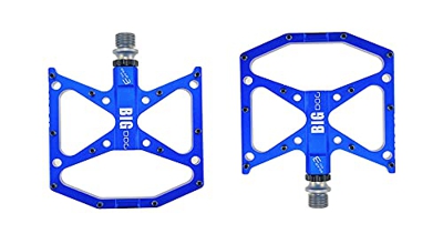 Ultralight Flat Foot Mountain Bike Pedals MTB CNC in Lega di Alluminio sigillato 3 Cuscinetti Antiscivolo Pedali per Biciclette Pedali per Biciclette 