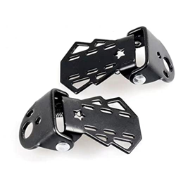 Biciclette elettriche tandem per adulti 2pcs Pedale Posteriore Poggiapiedi Asse Acciaio Antiscivolo Per Bicicletta Universale Posteriore Bike Luce Ric precio