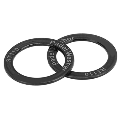 Guarnizione del pedale della bicicletta, impermeabile antiruggine 3 colori rondelle del pedale della bici della bicicletta estesa rondelle del pedale 