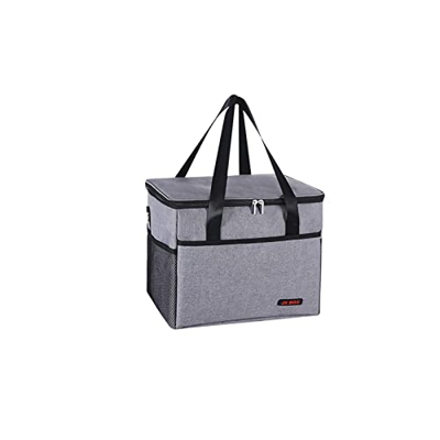 ASHLGQB Borsa Termica, Borsetta Porta Pranzo, Zaino Termico con Tracolla Regolabile, Pieghevole Schiscetta Pranzo per Campeggio, All'aperto, Barbecue,