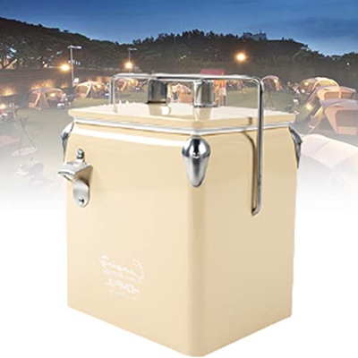 FENJIU Portatile a Compresso, Mini-Frigorifero Campeggio, per Il Picnic All'aperto Viaggi Spiaggia Ghiacciaia Scatola di Freschezza, per Auto, Camion,