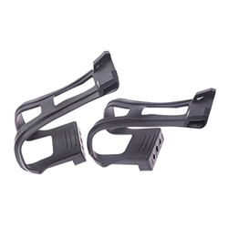 FIVENUM 1 Coppia Clip for Pedali Biciatura in Bicicletta for Biciclette Senza Spalline Toe Black Ultra Light Bicycle Pedal Clips con Viti Accessori in características