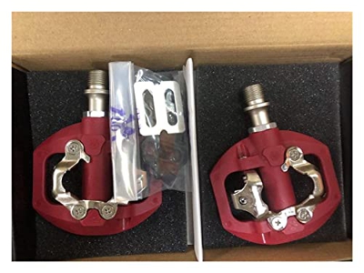 FIVENUM Nylon Nero Du+ Cuscinetti MTB Pedale for Bici a Pedale for Bici da Bici (Color : B018 Red)