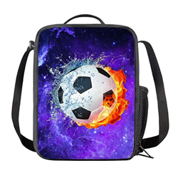 Coloranimal Borsa da pranzo per bambini Acqua Fuoco Calcio Calcio Calcio Pranzo Borsa da Donna Adulto Isolato Pranzo Borsa per Scuola/Lavoro características