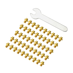 FIVENUM 5 0pcs Pedale in Bicicletta Viti Anti-Slip bullone a Pedale a Pedale fissi Viti for Mountain Bike con la spedizione a Goccia for Chiavi (Color en oferta