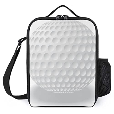 Pranzo Al Sacco Per Bambini Pallina Da Golf Bianca Portapacchi Portatile Per Mantenere Il Cibo Caldo E Freddo