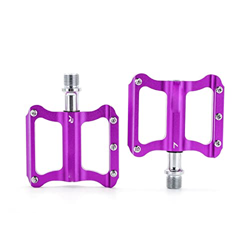 FIVENUM Bicycle Ultra Light Pedal Alluminium Leghe MTB Accessori for Ciclo di Ciclo molibdeno Non Slip for Pedale della Bici da Strada (Color : Purple en oferta