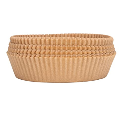 Fodera di carta usa e getta per friggitrice da 100 pezzi, carta da forno usa e getta rotonda antiaderente, carta da filtro per friggitrice ad aria per