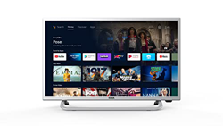 Saba SA24S56A11, Tv Led 24', Hd Ready, Slim, Smart Android 11 con App preinstallate, Chromecast e Airplay, Full Internet, Wifi ed Ethernet, DVB/T2/S2/ características