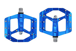 FIVENUM Pedali a Pedale Piatto a Pedale sigillato CNC Corpo in Alluminio for MTB Road Mountain Bike 3 Cuscinetto Pedale for Biciclette (Color : Blue) en oferta