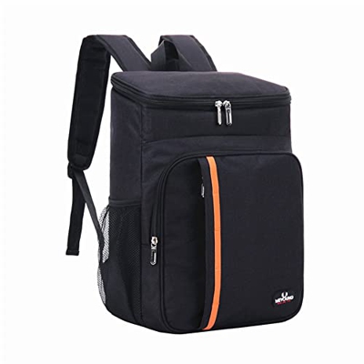 soonbuy Borsa frigo morbida, grande capacità, borsa frigo, leggera, portatile, a doppio strato, per attività all'aperto, picnic, campeggio, colore: ne