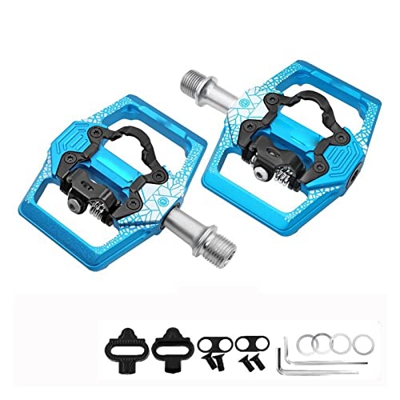FIVENUM Pedali Pedali Biciclette anticomia Mountain Bike Pedali Piattaforma in Lega di Alluminio Adatto for Gli Accessori da Equitazione (Color : KP-1