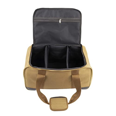 Mgichoom Borsa portaoggetti con divisorio - Borsa da Trasporto Portatile per Attrezzatura da Campeggio | Borse per Il trasloco con divisorio Mobile pe
