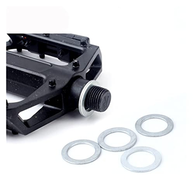 FIVENUM 4pcs Bicycle Pedal Spacer Gakeket Pedals Rashors MTB Accessori for Bici Pieghevoli a Marcia Fissa su Strada (Color : 4pcs)