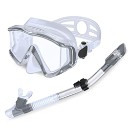ZRY Maschera subacquea per snorkeling, impermeabile, per immersioni, immersioni subacquee, per adulti, immersioni, snorkeling e apnea, colore: nero (t en oferta