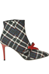 Tartan fabric ankle boots precio