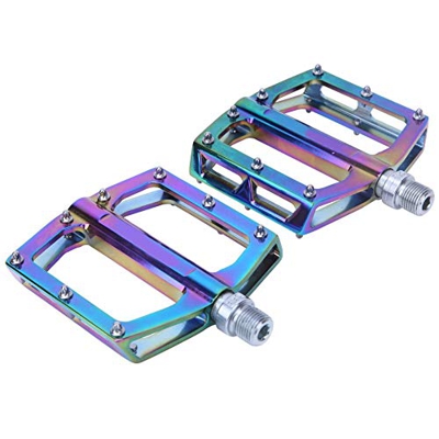 Honiwu Pedali per Bici, Pedali per Bici da Strada, Pedali per Mountain Bike, Accessori per Bici, Pedali per Bici a Doppia Piattaforma per Mountain Bik