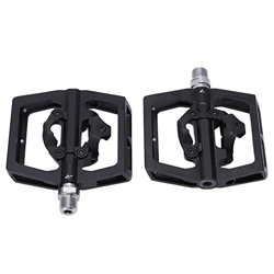 Demeras Set di Pedali per Bici, Corpo in Lega di Alluminio Antiscivolo Albero in Acciaio al Cromo molibdeno Kit Pedali per Bicicletta con buona Presa  precio