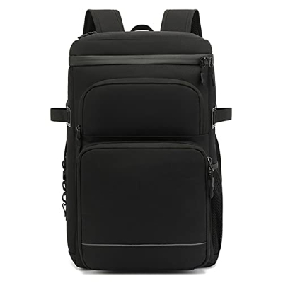Borsa Termica Isolante Pieghevole Beach,Zaino da Pranzo a Tenuta Stagna di Grande capacità per Uomo Donna Lavoro, Escursionismo, Campeggio, Picnic Bla