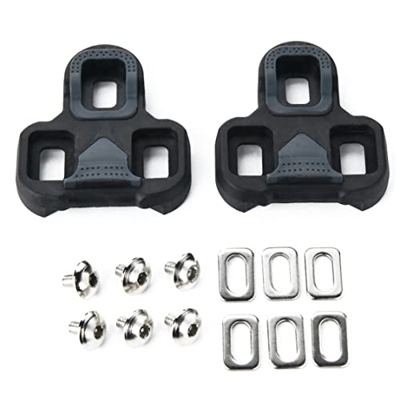 1 Paio Di Tacchette Per Biciclette, Pedili Di Biciclette, Pedali Auto-bloccanti, Adatti Per Look Keo Tacchetti, Nero
