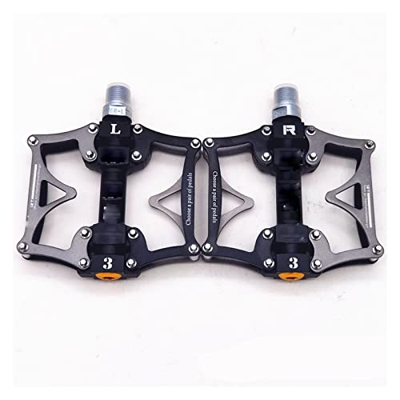 FIVENUM Ampia Pedale for Biciclette for Biciclette in Bicicletta da Strada in Montagna Piatta 3 Cuscinetti sigillati 9/16 MTB BMX Pedali 5 Colori Disp