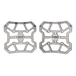 FIVENUM 1 Paio di adattatori a Pedale in Lega in Lega di Alluminio in Lega for Pedali for Bici MTB Mountain Road Bike Accessori (Color : Silver) en oferta