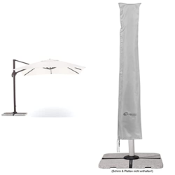 My_garden Senso Ombrellone a Braccio Retrattile, Ecr & ugrave, 3 x 4 Metri & Fodera protettiva Schneider per ombrellone a braccio laterale, grigio arg características