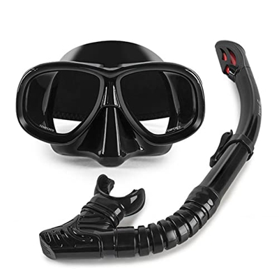 WANGPIPI Kit di Attrezzatura per Immersione Ottica Set da Snorkeling Miopia da Prescrizione 0~-6 Forza Diversa per Ogni Maschera Subacquea per Occhi A