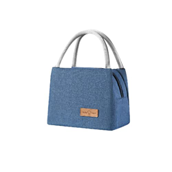 tieedhfu Borsa per il pranzo da campeggio in tessuto Oxford con manico Organizzatore per la conservazione termica Borsa per borsa per studenti Scatola precio