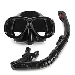 WANGPIPI Kit di Attrezzatura per Immersione Ottica Set da Snorkeling Miopia da Prescrizione 0~-6 Forza Diversa per Ogni Maschera Subacquea per Occhi A en oferta