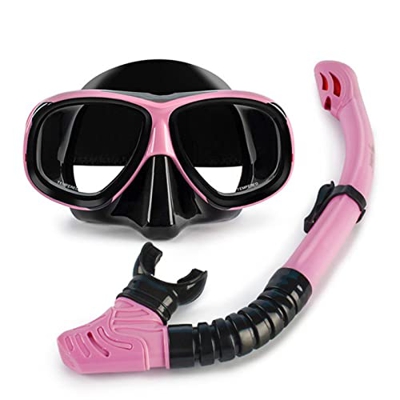 WANGPIPI Kit di Attrezzatura per Immersione Ottica Set da Snorkeling Miopia da Prescrizione 0~-6 Forza Diversa per Ogni Maschera Subacquea per Occhi A