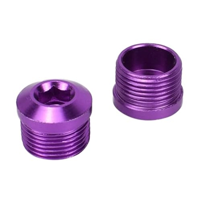 GENGGENG YEJIANGHUA Adattarsi for CNC Coperchio di Pedale for Biciclette Pagni di Riparazione del Pedale Bici (Color : Purple)