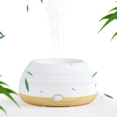 Silicone Umidificatori per aromaterapia,Umidificatore pieghevole in silicone, diffusore di olio da 200 ml, funzionamento silenzioso, umidificatore a n