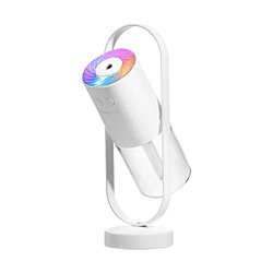Umidificatore rotante Proiezione romantica Diffusore d Camera da letto Ufficio Atomizzatore 200 ml USB Nebulizzatore Forniture per la casa, bianco, Ri características