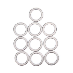 GENGGENG YEJIANGHUA Adatta for Il Ciclo a manovella del pedalare del Pedale for Biciclette da 10 Pezzi MTB Rondelle ad Anello in Acciaio Inossidabile  precio