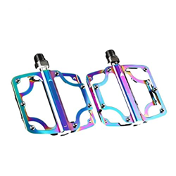 GENGGENG YEJIANGHUA Fit for Pedali Colorati for Biciclette 3 Cuscinetti CNC Ultraleggero MTB Parte di Bici da Strada Anti-Slip Piatto BMX Accessori fo características