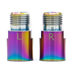 wueiooskj 1 paio di pedali per bici piegati da strada Extender Manovella Bicicletta Pedane estesi Bulloni di estensione Spacer Bicicletta all'aperto , precio