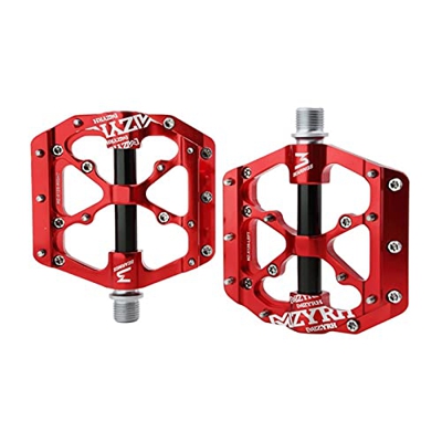 Pedali di Alluminio Ultralight Universale sigillato 3 Cuscinetti per Biciclette per Ciclismo su Strada Pedali Bici (Color : KH1281R)