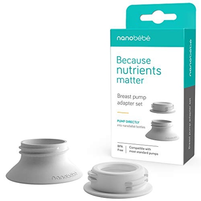 Nanobebe - Set di adattatori per tiralatte