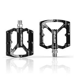 Pedali della Bici CNC in Lega di Alluminio in Lega Piattaforma per Biciclette Pedali in Mountain Bike Ciclismo Pedali Leggeri Anti-Skid MTB Pedal Peda en oferta