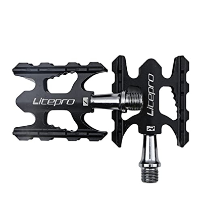 Pieghevole Bike Pedale Sigillato Cuscinetto in Lega di Alluminio Antiscivolo MTB Bike Bike BMX BICE Universal Pedalo per Biciclette per Pedali Bici (C