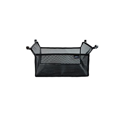 LANRU Borsa a Rete,Borsa a Rete da Esterno a Maglia fine sotto Il Tavolo Borsa a Rete Portatile Pieghevole Leggera da scrivania per la Pesca al Picnic