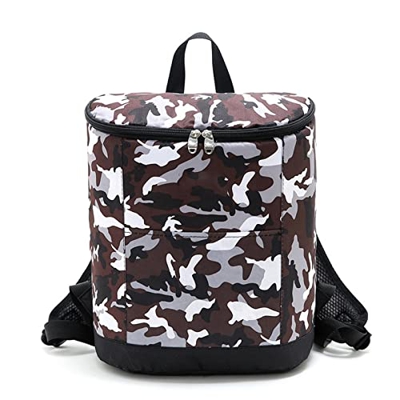 S-JIANG Zaino refrigerante, zaino refrigerante a tenuta stagna, leggero, da viaggio, per pranzo, picnic, pesca, escursionismo, campeggio, spiaggia,