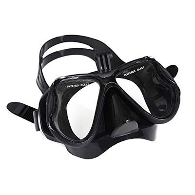 Maschera da sub per snorkeling, maschera da nuoto panoramica HD, gonna in silicone Maschera da sub in vetro temperato Occhialini da nuoto per giovani 