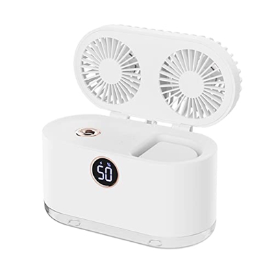 BAILEYU Condizionatore d'Aria Portatile Tavolo Raffreddatore d'Aria Personale Mini Umidificatore USB Ventilatore Elettrico a Circolazione d'Aria per C